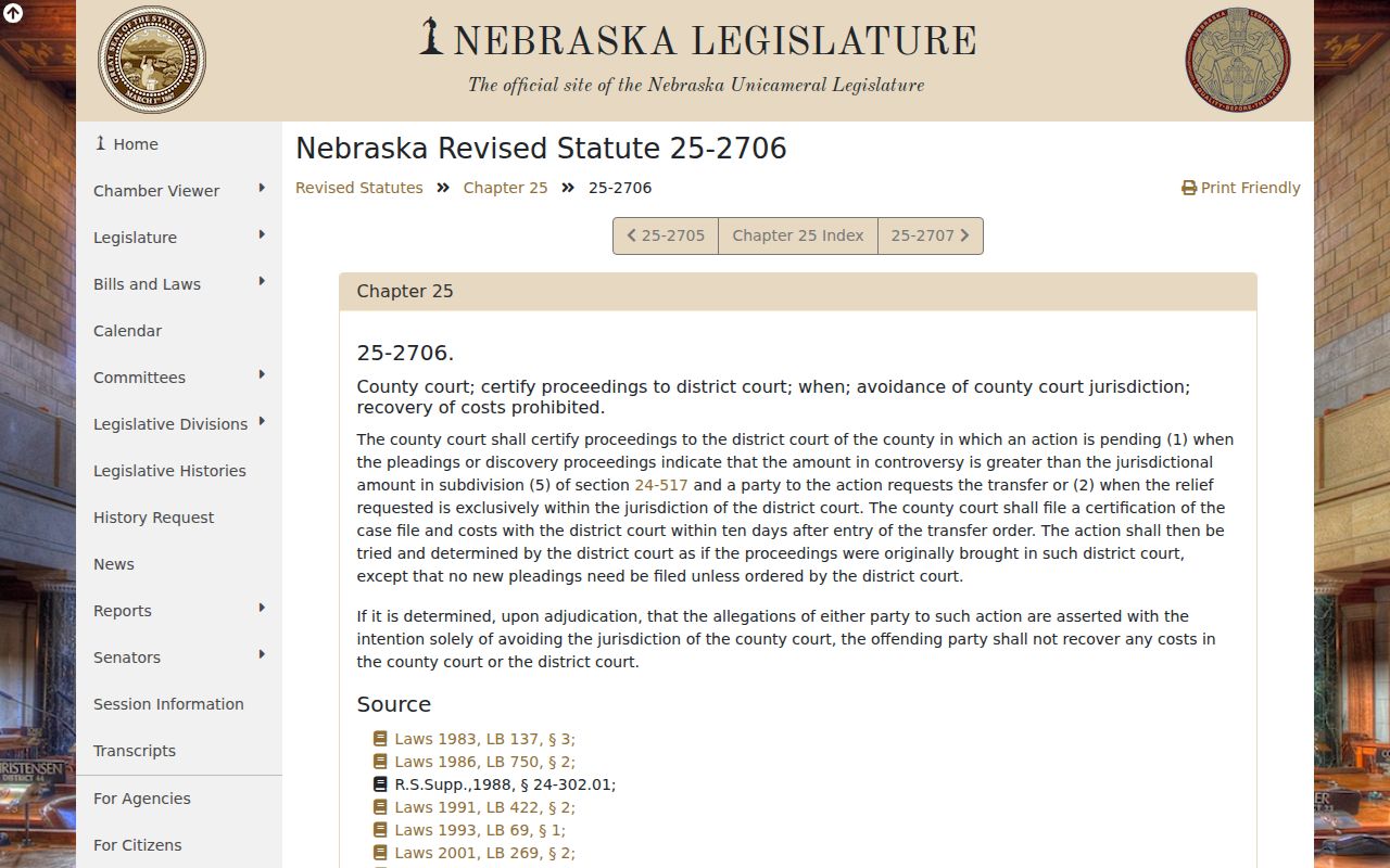 Dawson County case search source for county to district court certification