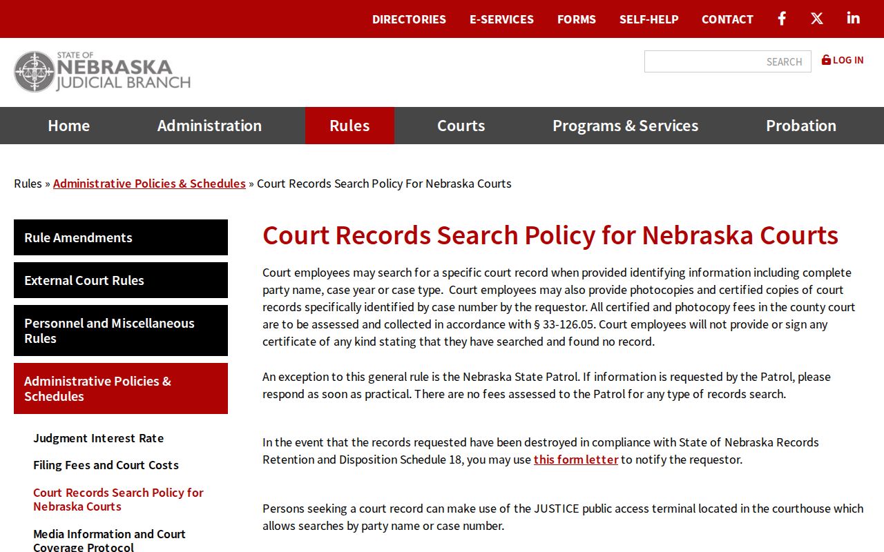 Dawson County criminal docket court records search policy